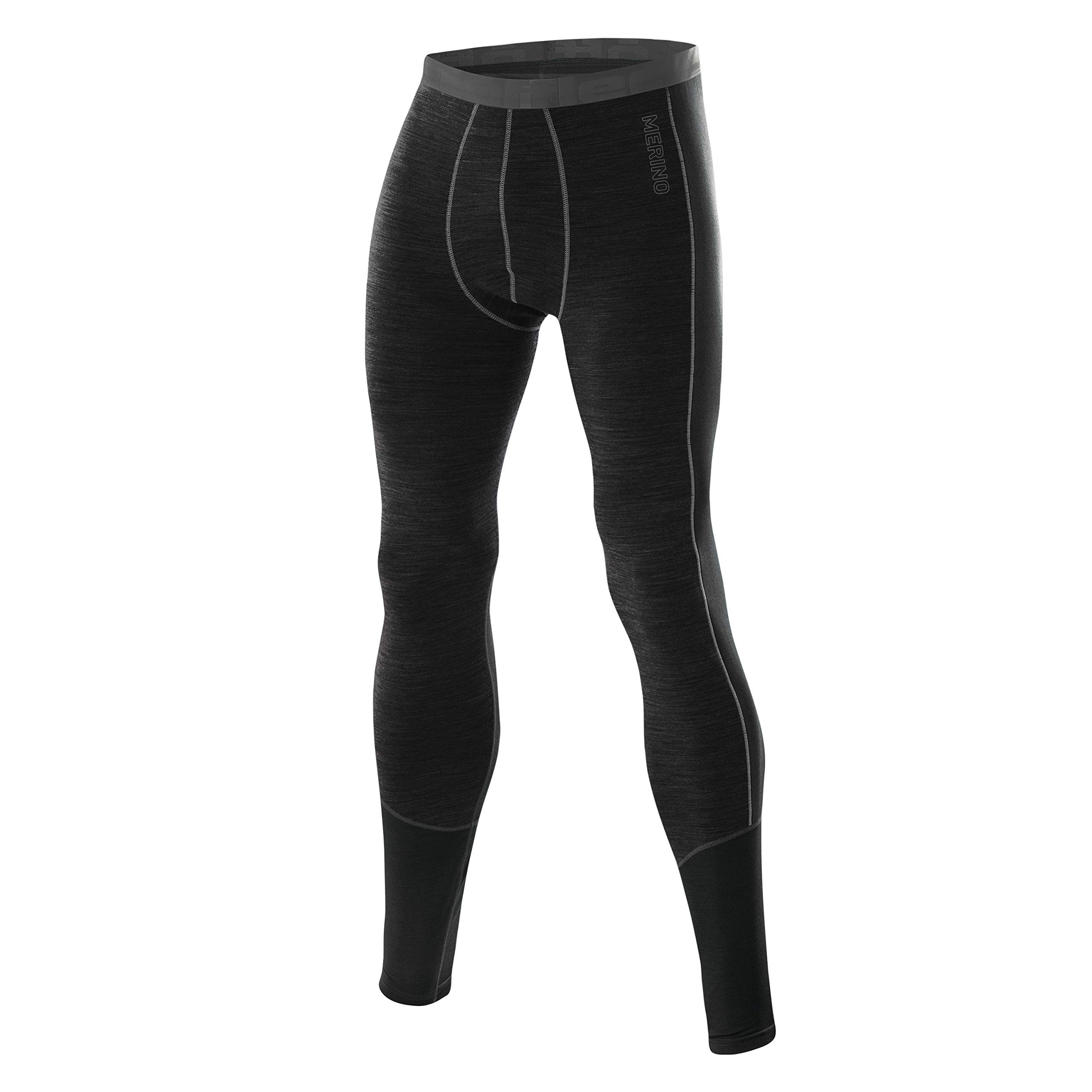 Loeffler Transtex Merino Wool Leggings for Women - Black Size 48 | Thermal Base Layer for Hiking, Yoga & Winter Sports