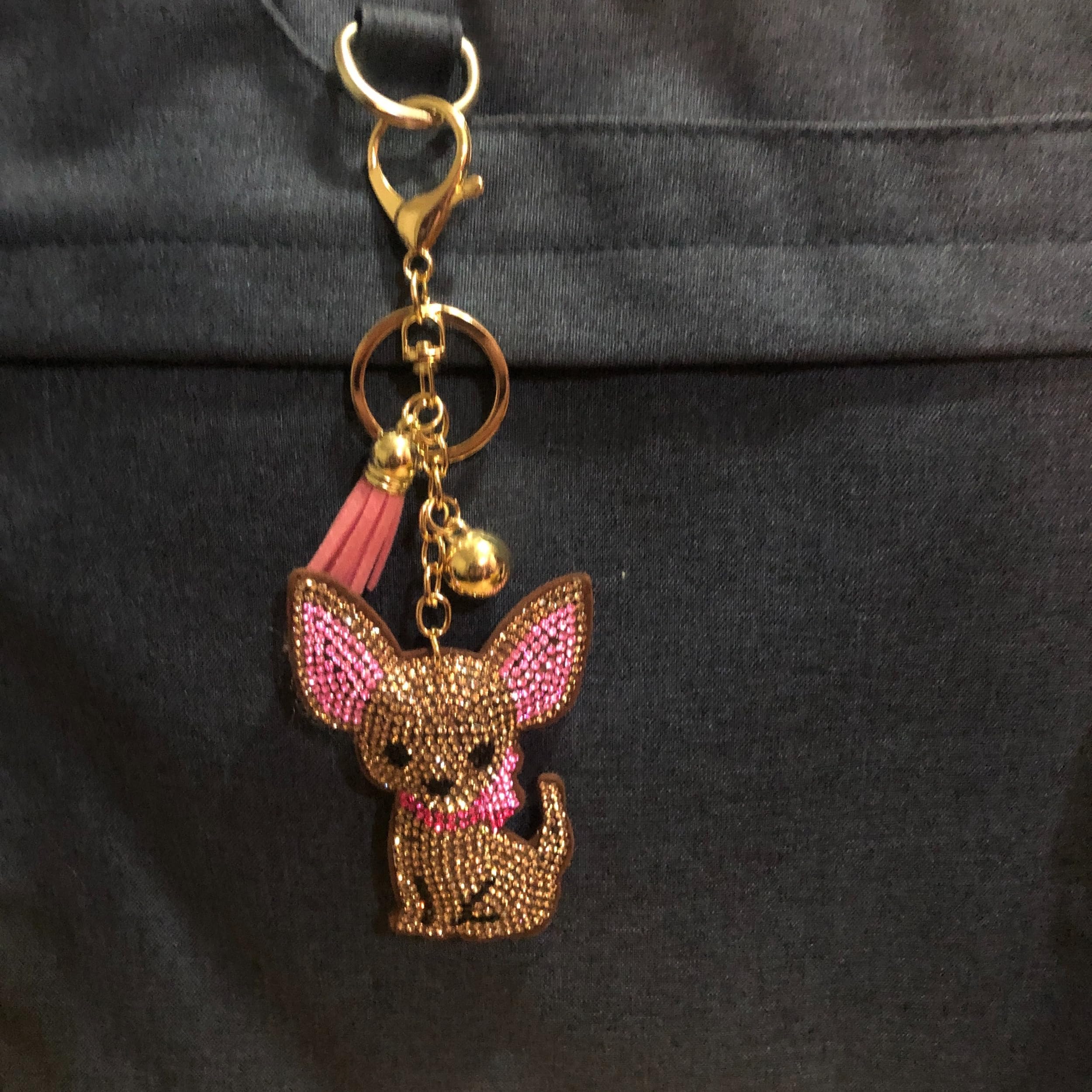 Sparkling Rhinestone Keychain for Women - Elegant Car Keys & Purse Charms - Stylish Handbag Accessories - Perfect for Everyday Use, Gifts & Fashion Statements