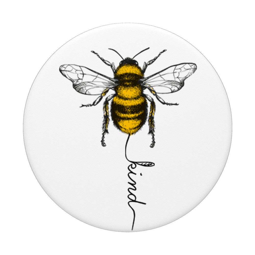 Cool Bee Kind Summer PopSockets PopGrip - Swappable Phone Grip for iPhone, Android & Tablets | Kindness Gifts for Men, Women & Kids | Perfect for Daily Use, Travel & School