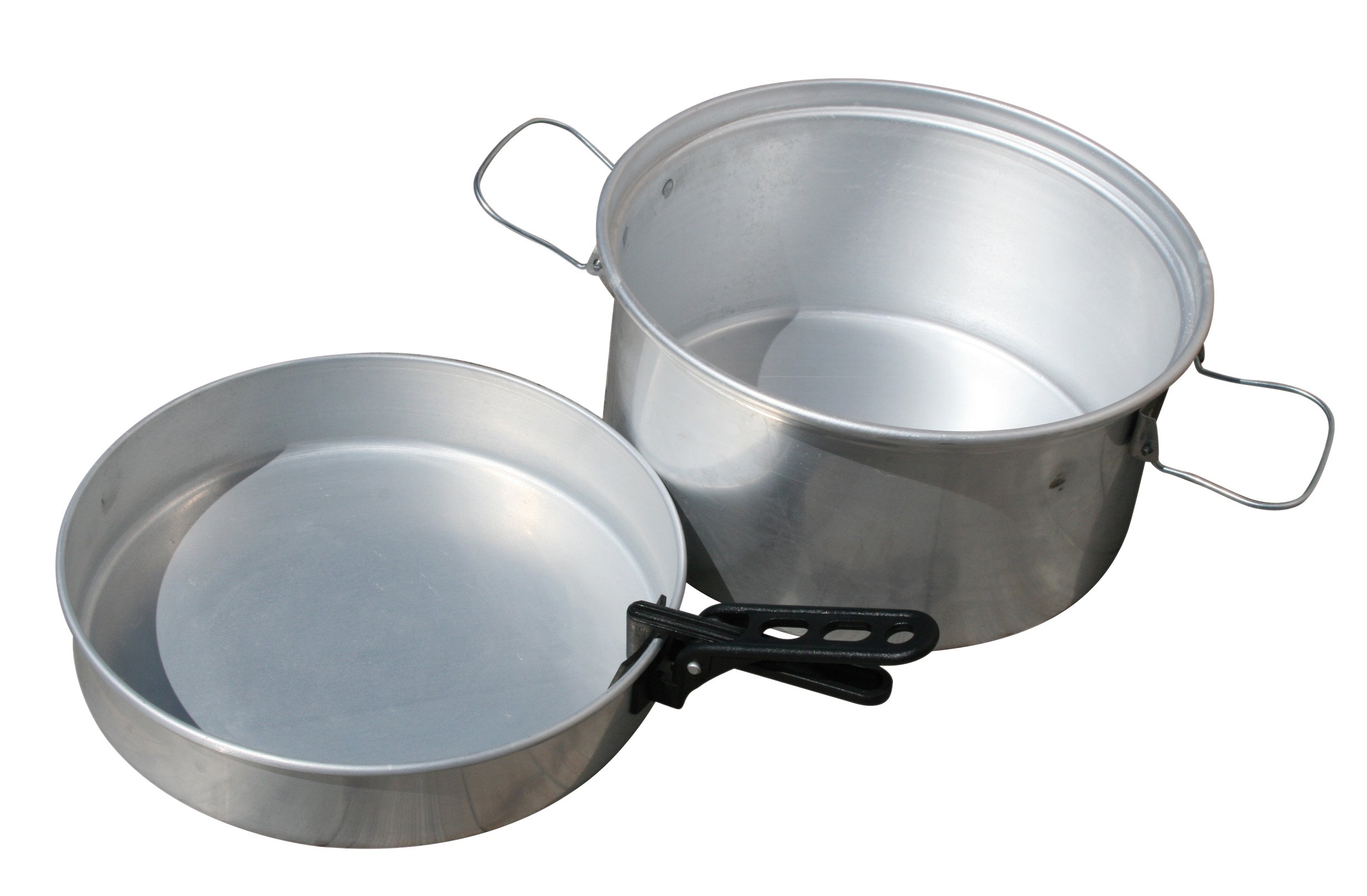 Lightweight Aluminum Billy Can for Camping - Durable Outdoor Cooking Pot with Lid - Perfect for Backpacking, Hiking & Survival Gear