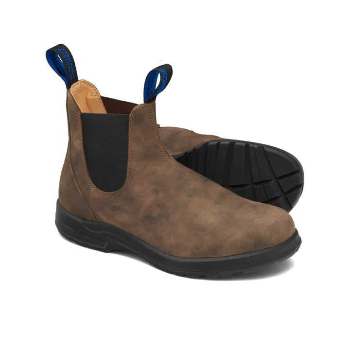Blundstone 2242 Winter Thermal All Terrain Boots - Rustic Brown Leather for Men & Women - Waterproof, Insulated for Cold Weather Hiking & Outdoor Work