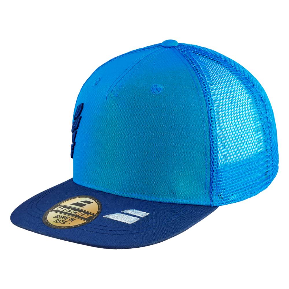 Babolat Drive Trucker Cap - Dark Blue Unisex Baseball Hat for Men & Women | Comfortable Adjustable Fit | Perfect for Tennis, Golf, Running & Outdoor Activities