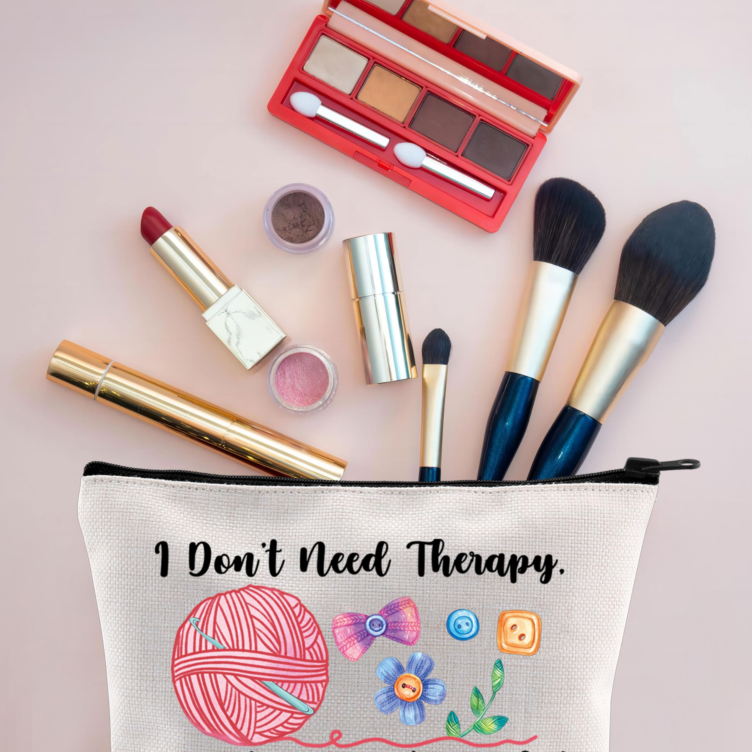 Crochet Makeup Bag - Funny Cosmetic & Tool Pouch for Gifts & Travel