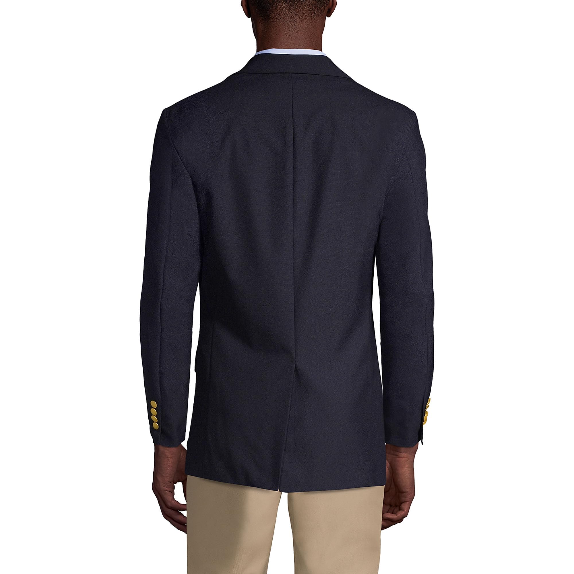Lands' End Men's Hopsack Blazer - Classic School Uniform Jacket for Boys & Teens | Perfect for Formal School Events, Graduations & Dress Code Occasions
