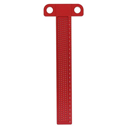 NITRIP T-Type Square Ruler - Precision Aluminum Alloy Woodworking Measuring Tool for Carpentry, Marking & DIY Projects (T-260) | Perfect for Woodworking, Metalworking & Home Improvement Tasks