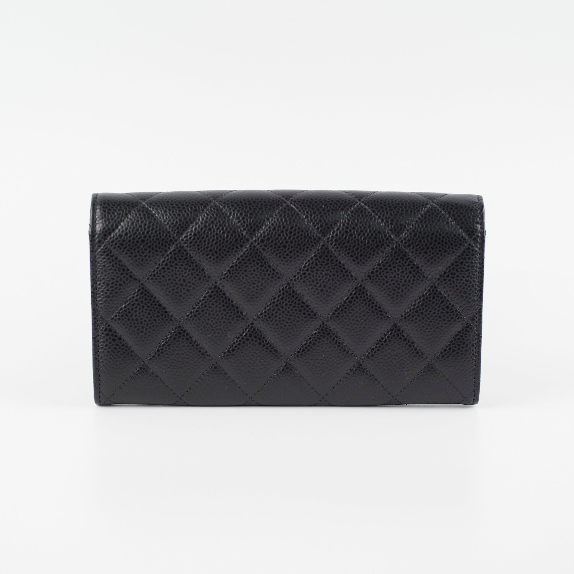 Chanel Caviar Quilted Large Wallet Black - Luxury Designer Womens Leather Wallet for Everyday Use & Special Occasions