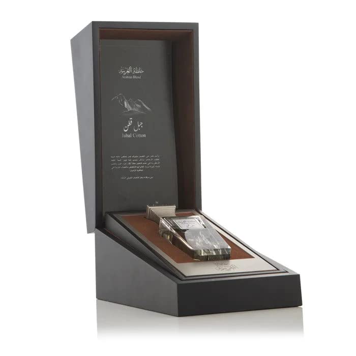 Arabian Oud JABAL AL-COTTON Unisex Eau de Parfum 100ml - Citrus, Jasmine, Musk & Tonka Bean Fragrance | Long-Lasting Arabian Blend Perfume for Men & Women | Perfect for Date Night, Office Wear & Special Occasions