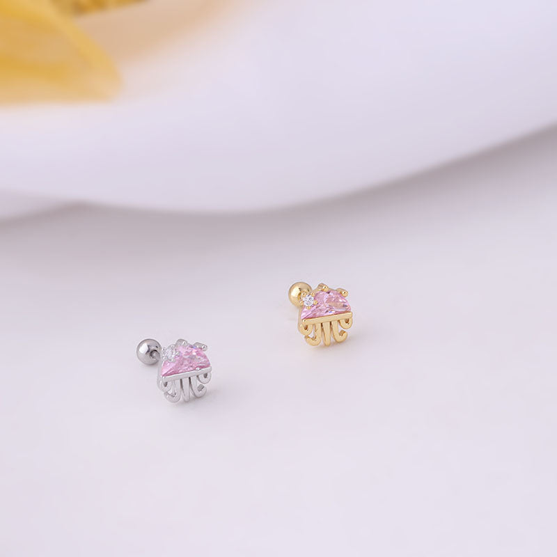 20G Cartilage Tiny Stud Octopus Earrings - Hypoallergenic Stainless Steel Body Jewelry for Women | Perfect for Daily Wear, Parties & Gifts