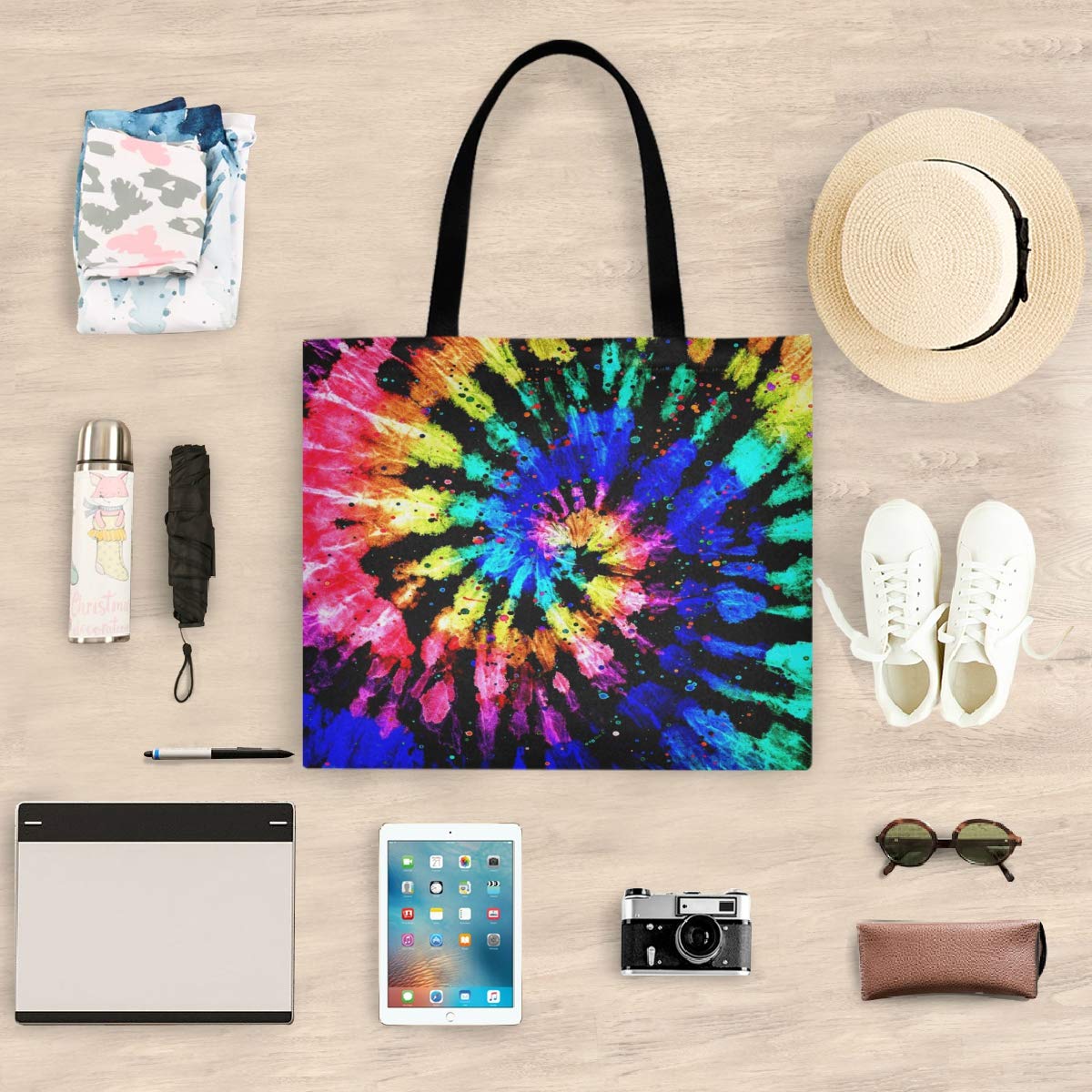 Visesunny Large Women's Casual Shoulder Bag - Stylish Canvas Tote for Shopping, Grocery & Daily Use - Perfect Work, Travel & Beach Accessory