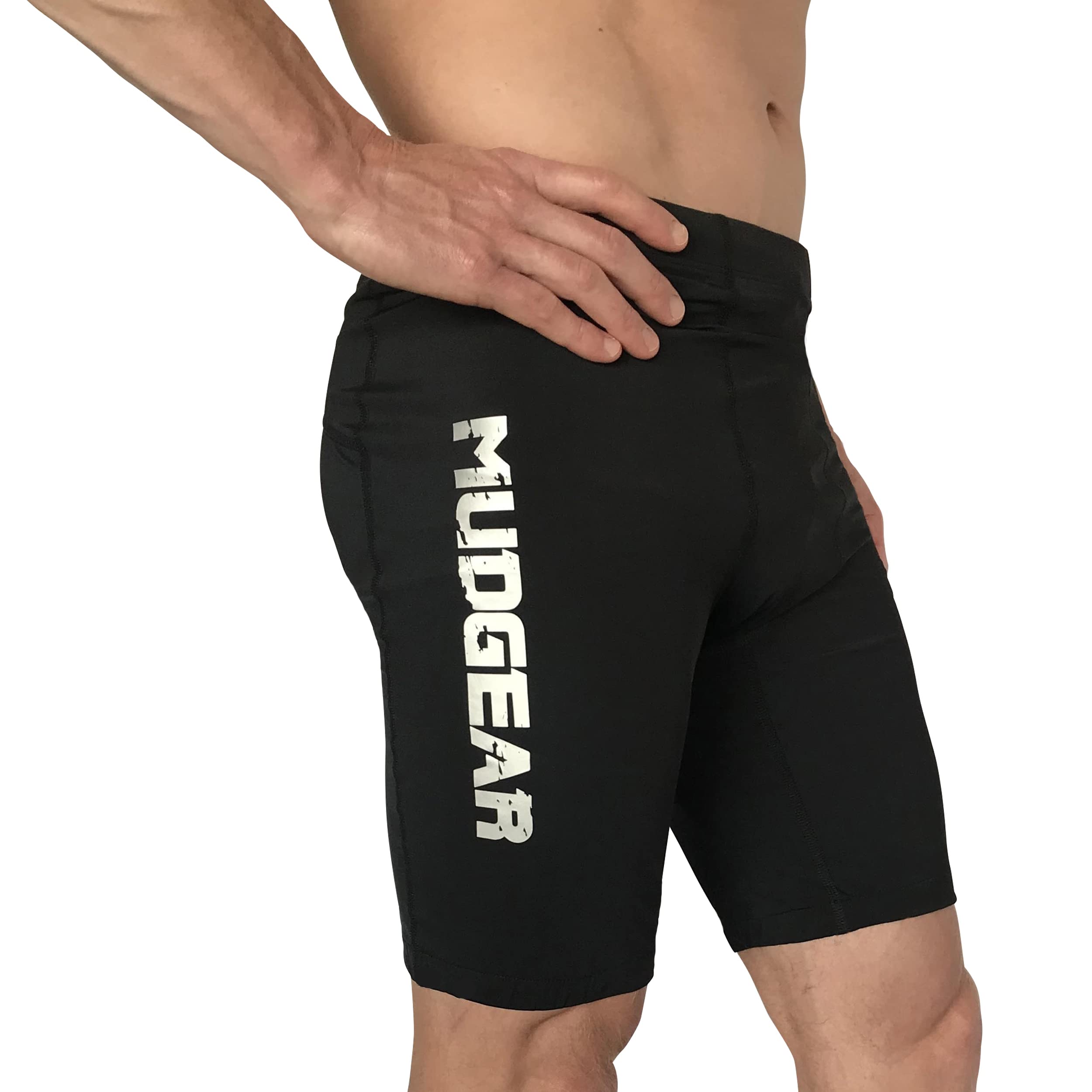 Men's 6-Inch Compression Shorts with Zipper Pockets - Breathable Athletic Running Shorts for Gym, Training & Sports - Moisture-Wicking Workout Shorts for Jogging, Basketball & CrossFit