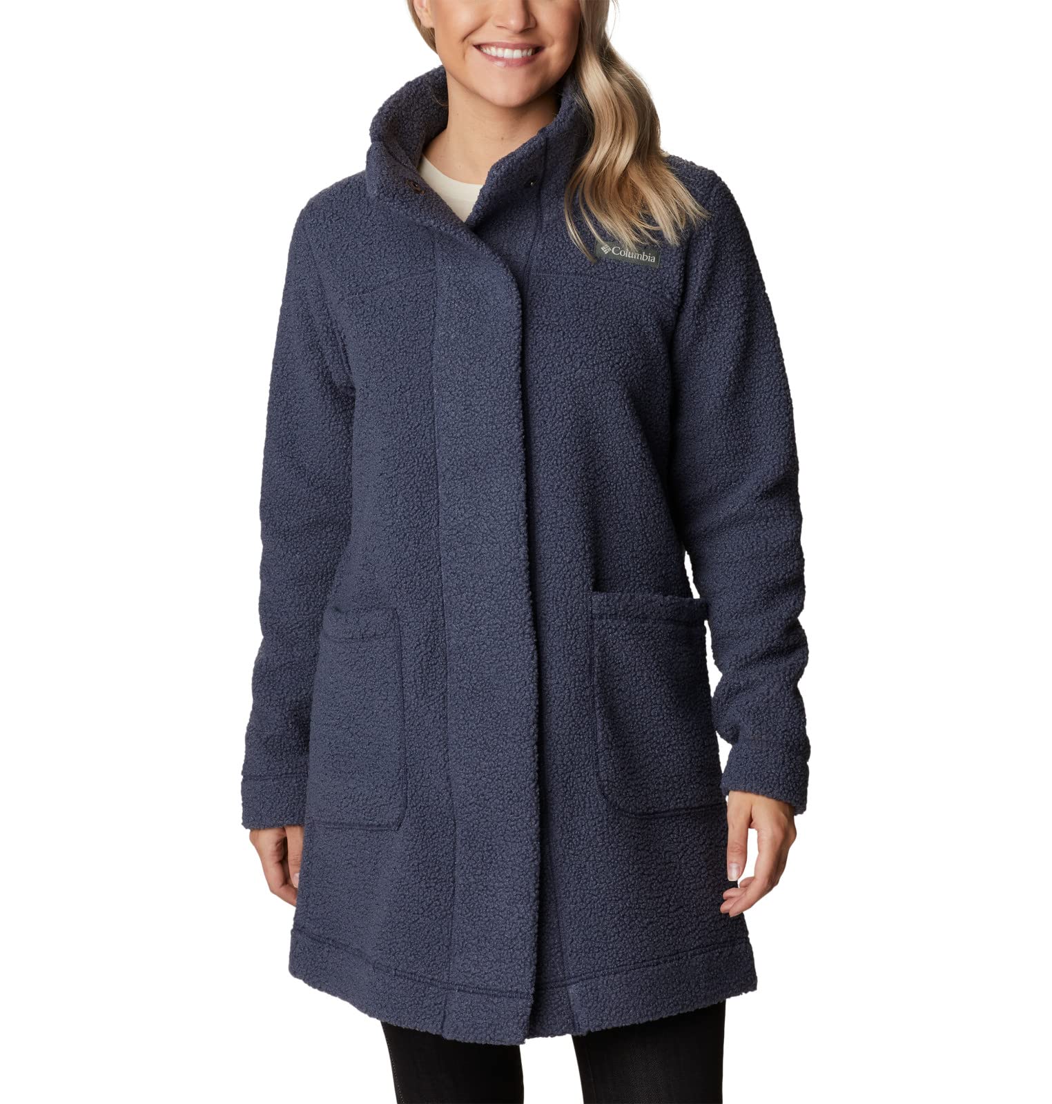 Columbia Women's Panorama Long Jacket - Waterproof Winter Coat with Fleece Lining for Hiking, Skiing & Outdoor Activities
