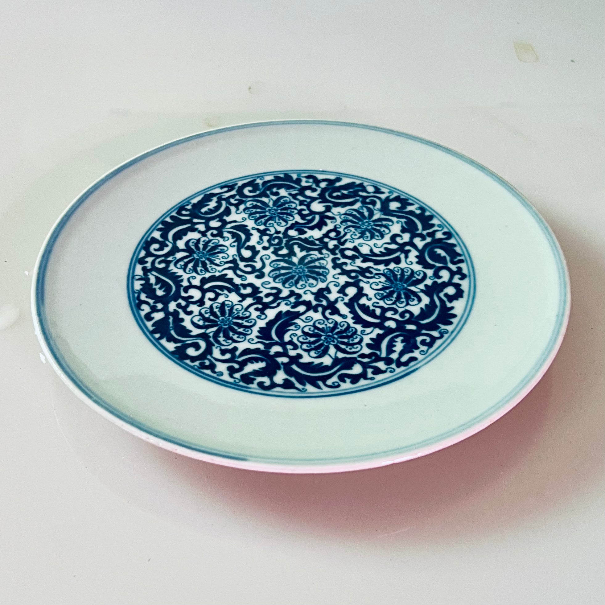 Shansi Porcelain Plate - Handcrafted Chinese Ceramic Dinner Plate, Elegant Floral Design, Microwave & Dishwasher Safe - Perfect for Fine Dining, Wedding Gifts & Home Decor