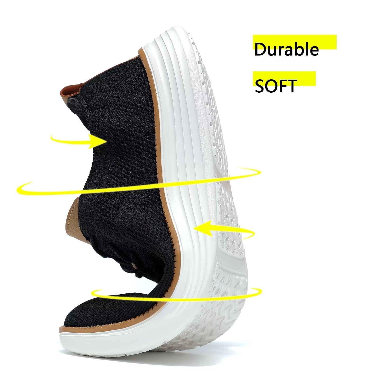 Men's Lightweight Oxford Lace-Up Casual Sneakers - Comfortable Walking Shoes for Work, Travel & Everyday Wear