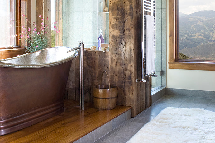 Premium Floor Mount Tub Filler with Elegant Waterfall Spout - Luxury Bathroom Fixture for Modern & Spa-Like Showers