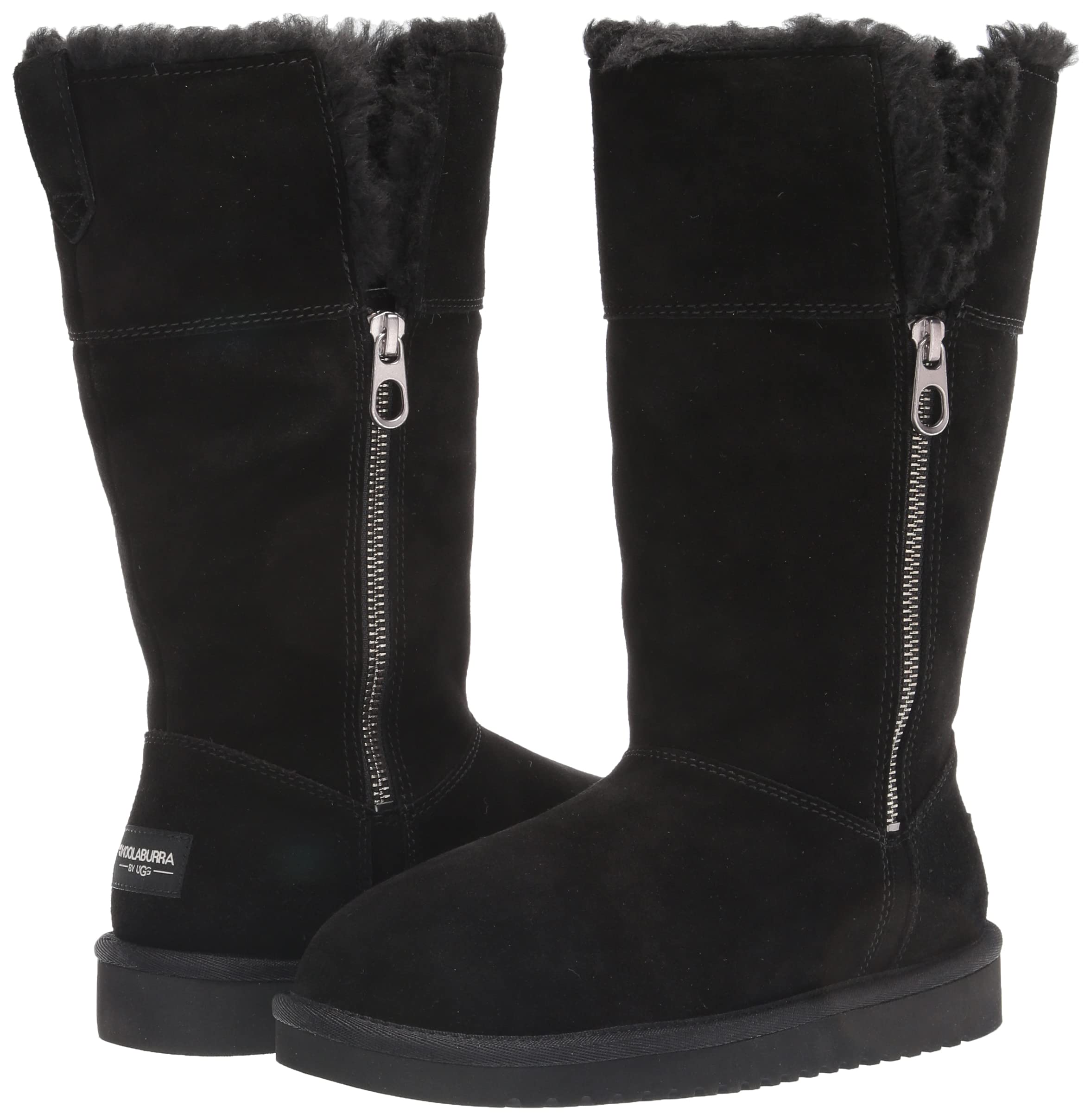 Koolaburra by UGG Women's Aribel Tall Winter Boots - Waterproof Suede & Fleece Lined Snow Boots for Women - Perfect for Cold Weather, Snow Days & Outdoor Activities
