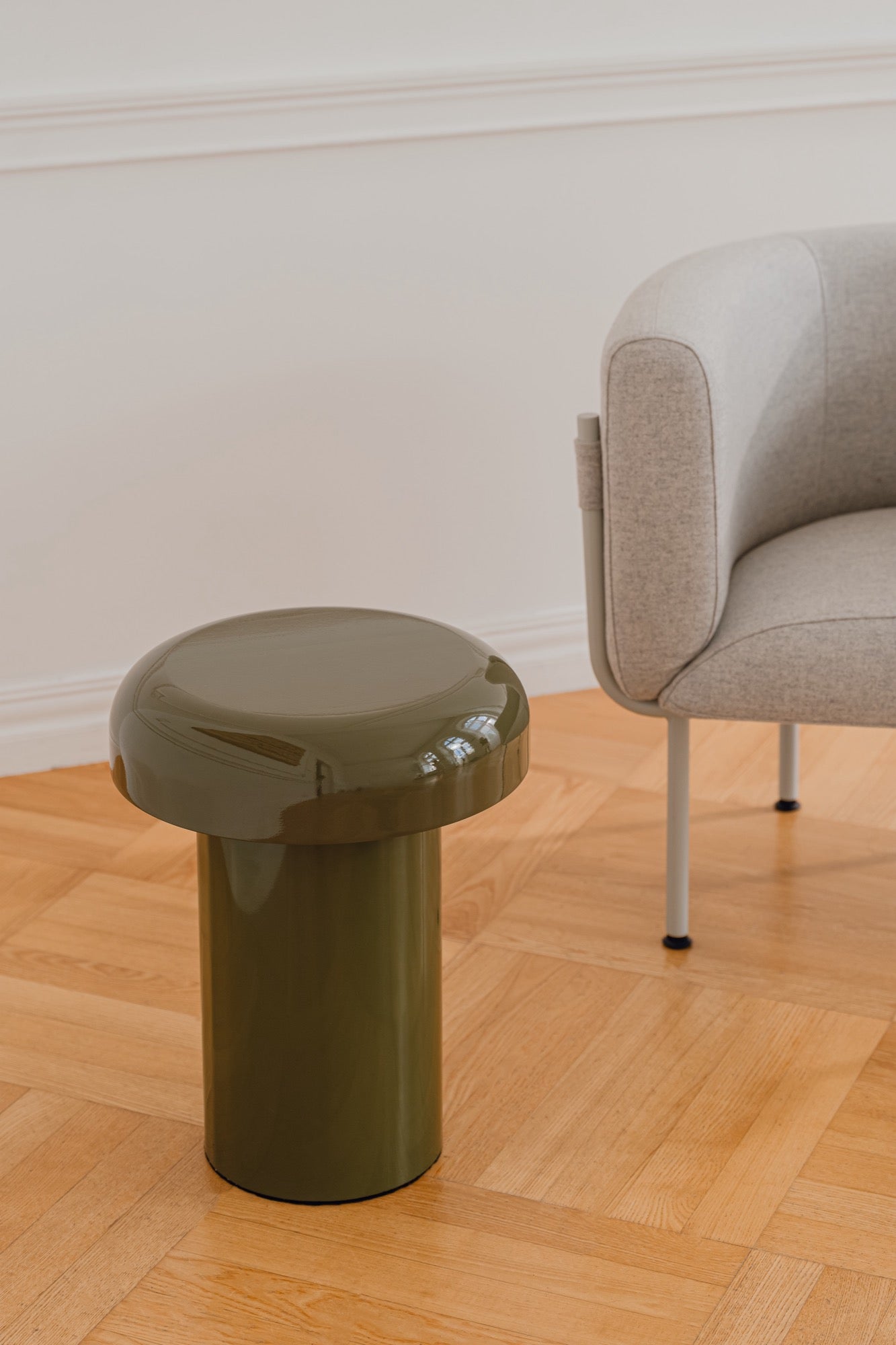 Miko Side Table in Butter Yellow - Modern Accent Table for Living Room, Bedroom, or Office | Small End Table with Stylish Design