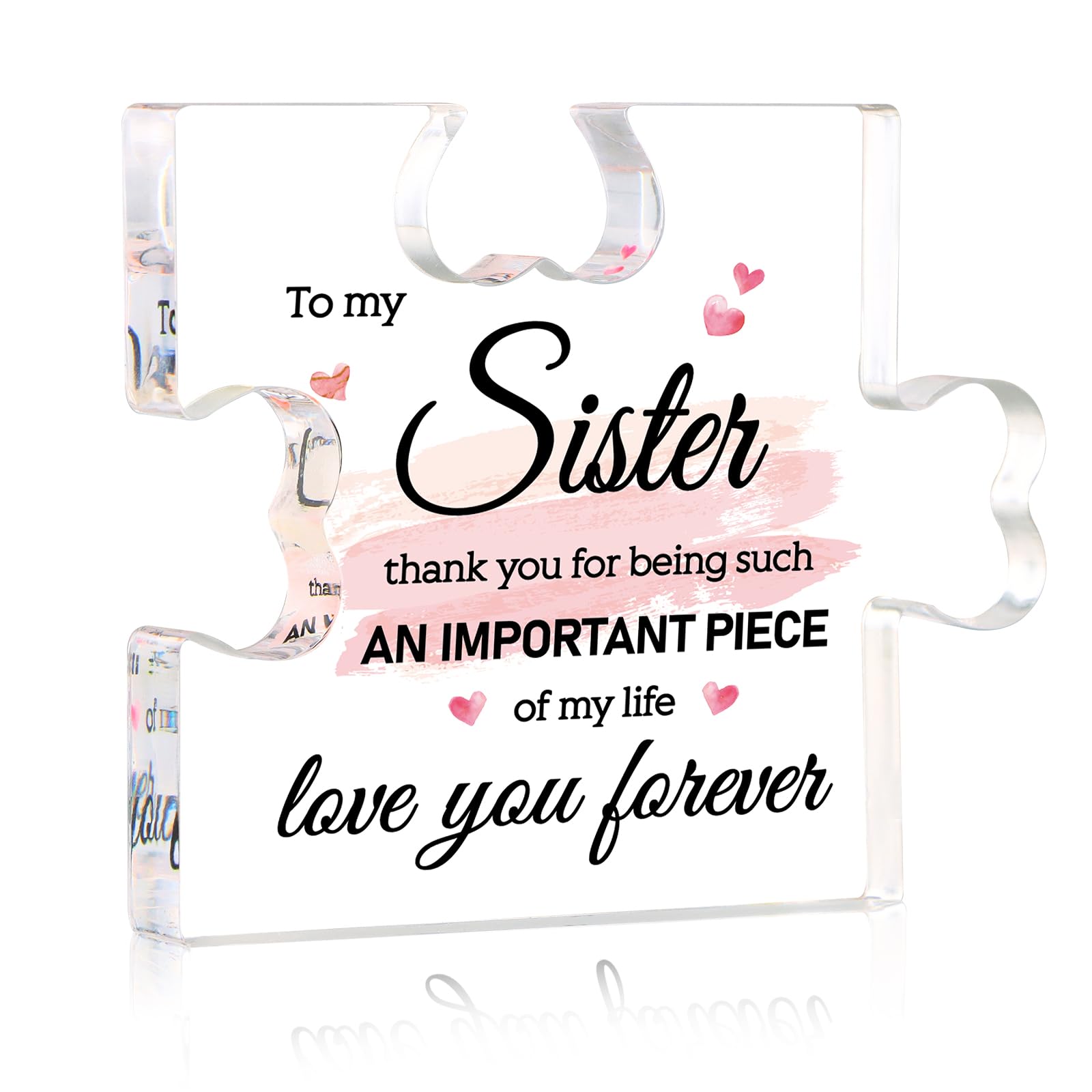 Personalized Acrylic Puzzle Piece Plaque - 4