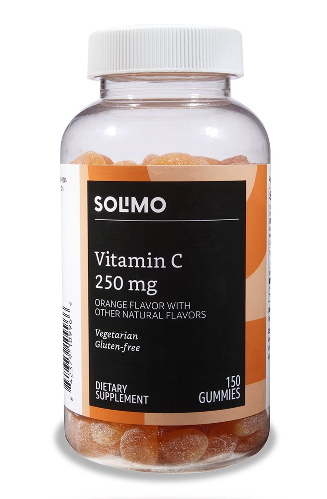 Amazon Basics Adult Multivitamin Gummies (150 Count) & Vitamin C Gummies (150 Count) - Daily Immune Support & Energy Boost for Men & Women - Perfect for Work, Travel, and Active Lifestyles