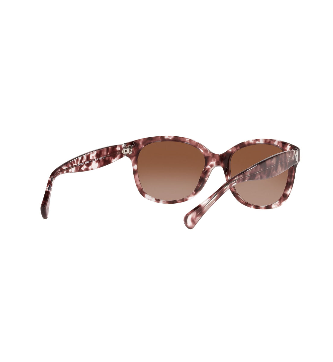 Ralph Ra5191 Shiny Spotted Brown Polarized Sunglasses for Men & Women - UV Protection, Fashionable Outdoor Accessories for Driving, Beach, and Travel
