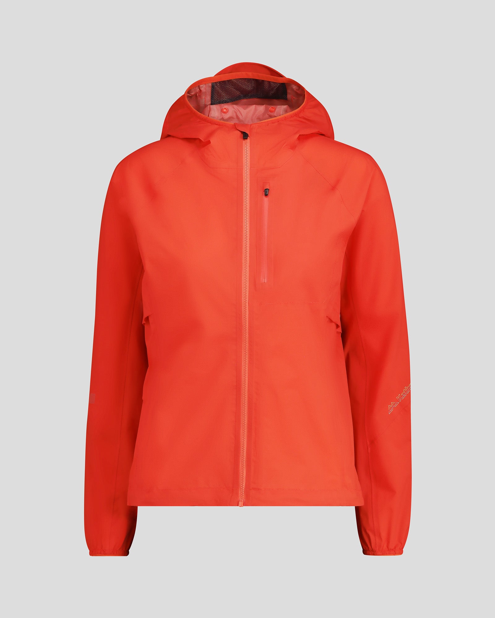 Women's Seeker 2.5L Waterproof Rain Jacket - Hut Orange | Lightweight Windproof Outdoor Shell for Hiking, Camping & Travel