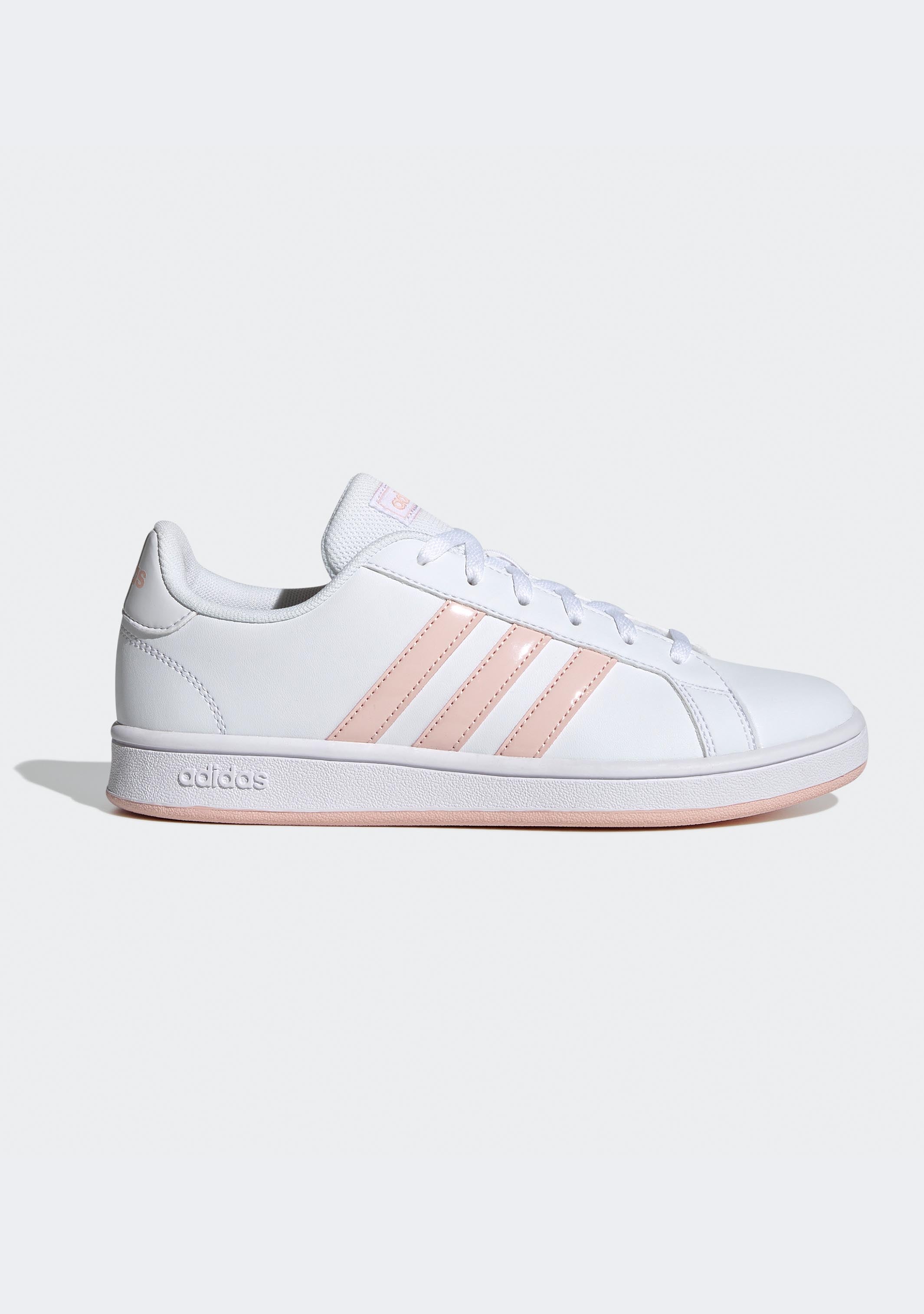 Adidas Women’s Grand Court Base Sneakers - White & Black Classic Tennis Shoes for Women | Comfortable Athletic Shoes for Running, Walking & Casual Wear