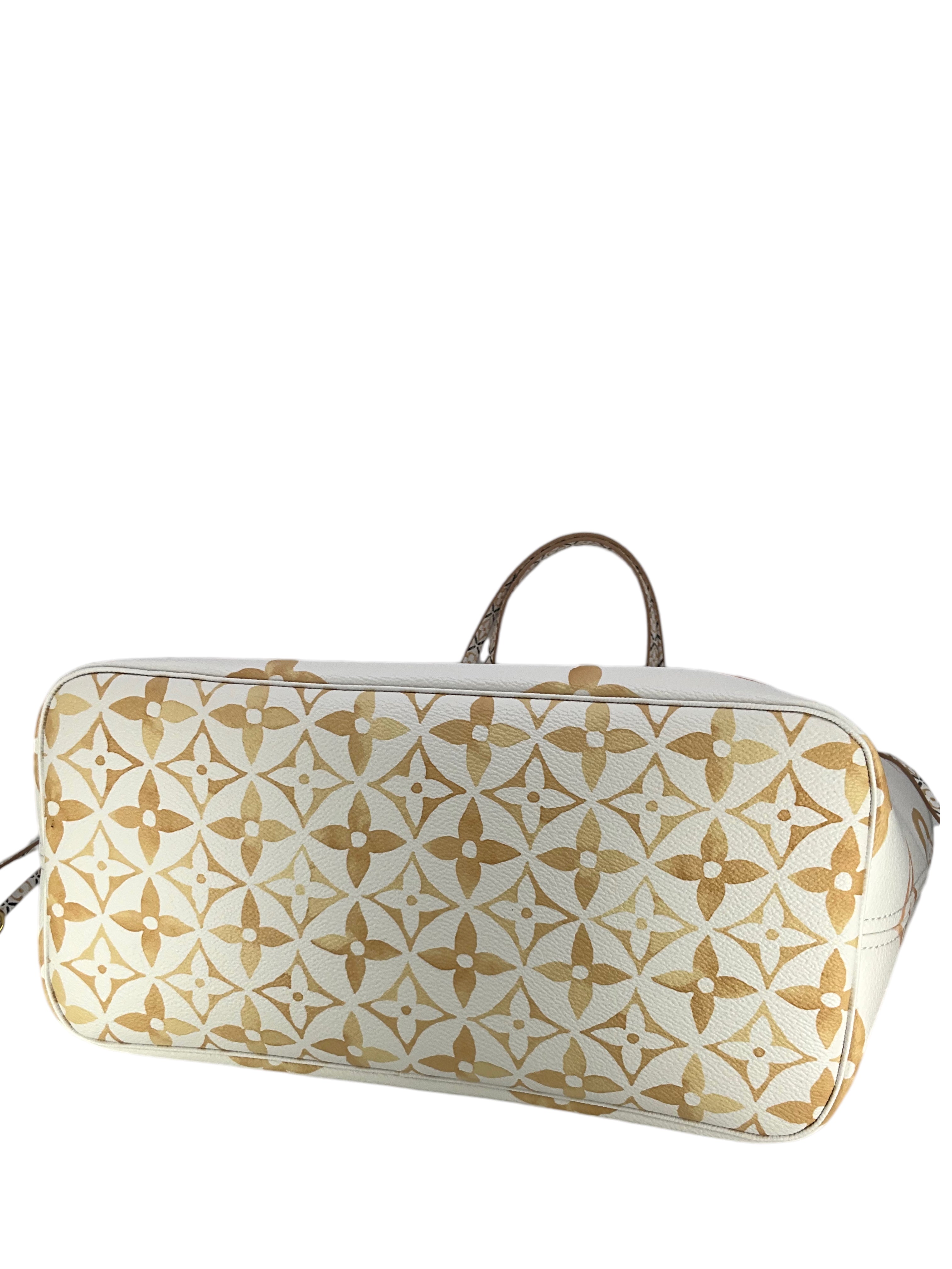 Authentic LOUIS VUITTON Monogram Giant By The Pool 2.0 Neverfull MM Tote Bag with Pochette - Luxury Designer Beach Tote for Women, Perfect for Poolside, Vacation & Summer Travel Accessories