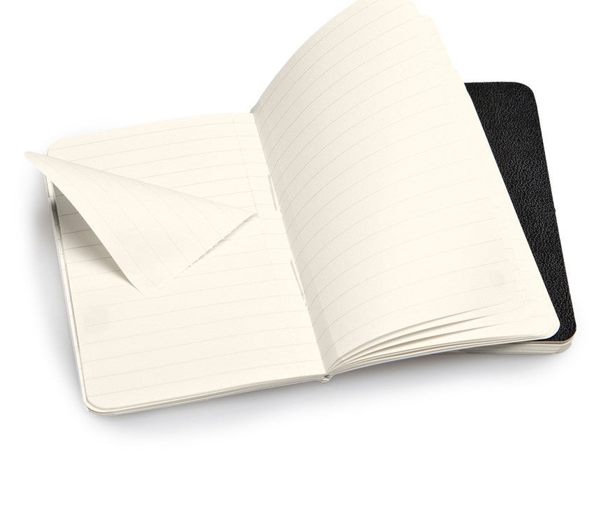 Premium Moleskine Volant Ruled Notebook Set of 2 - Extra Small Pocket Journals for Writing, Note Taking & Daily Planning - Perfect for Students, Office Work & Travel