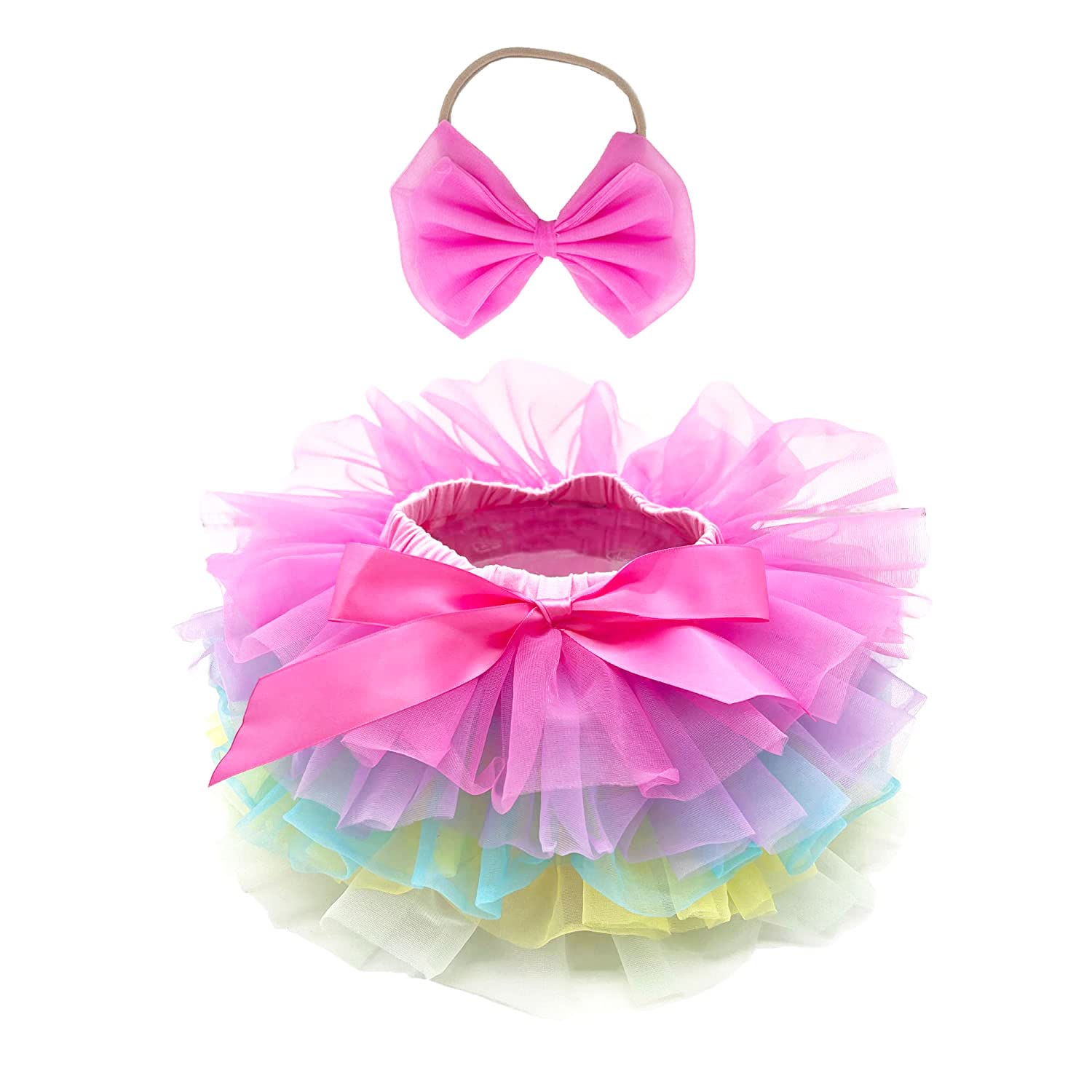 Shark Birthday Outfit for Girls - Colorful 1st & 2nd Birthday Tutu Dress with Onesie | Toddler Baby Birthday Party Dress | Perfect for First Birthday Photos, Shark-Themed Parties & Special Occasions