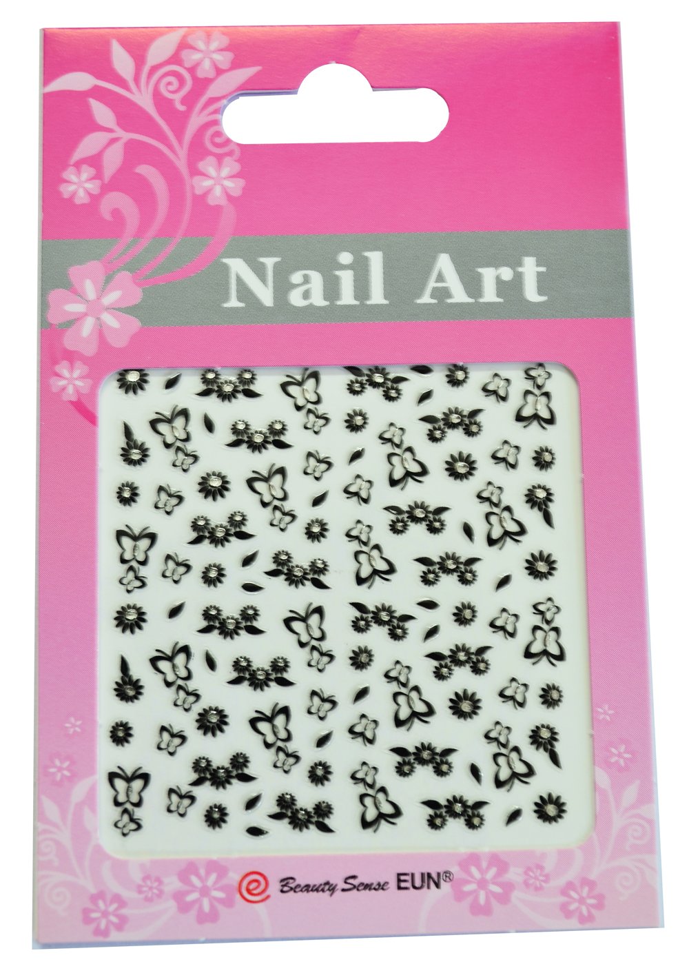 Via Mazzini Multicolor 3D Nail Art Stickers for Girls - Set of 3 | DIY Nail Decals for Kids, Teens & Women | Perfect for Parties, Salons & Home Manicures