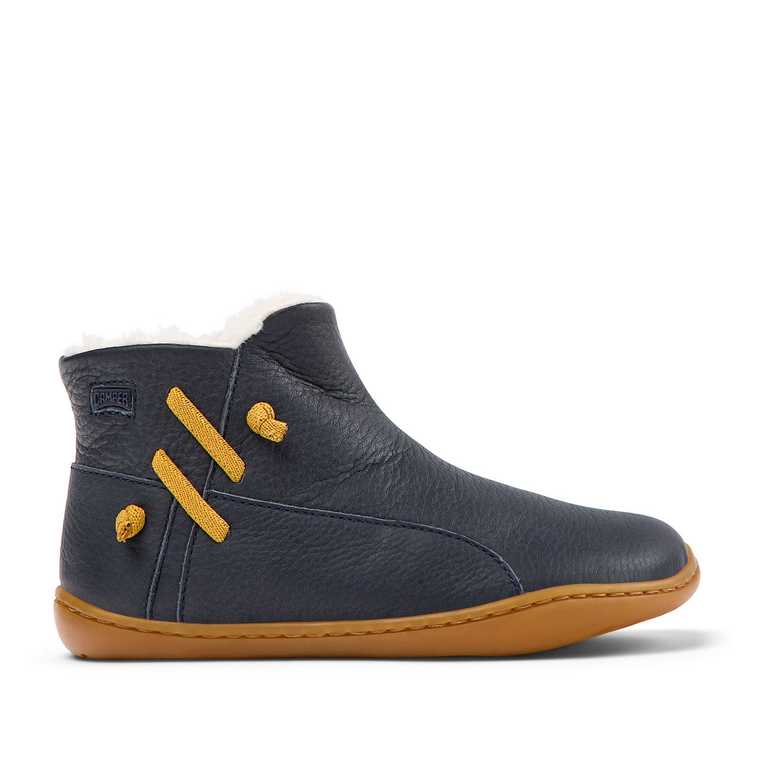 Navy Camper Kids Peu Cami - Comfortable and Stylish Outdoor Shoes for Boys and Girls - Perfect for Hiking, Camping, and Everyday Adventures