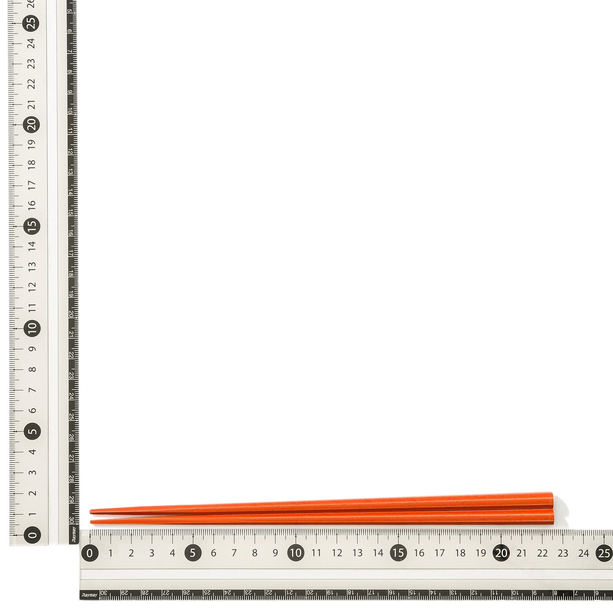 Premium Octagon Orange Wood Chopsticks - Elegant & Durable Asian Dining Utensils for Sushi, Ramen, and Home Cooking
