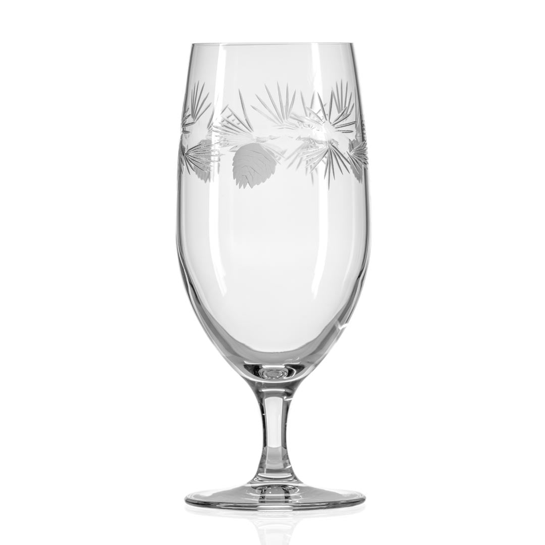 Premium 16oz Iced Tea Glasses with Footed Base - Set of 12 | Shatter-Resistant Glassware for Summer Drinks, Iced Coffee & Cold Beverages | Perfect for Parties, Restaurants & Outdoor Gatherings