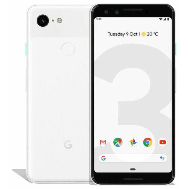 Google Pixel 3 64GB Unlocked Smartphone - Clearly White | 4G LTE Android Phone with Premium Camera | Perfect for Travel Photography & Business Use