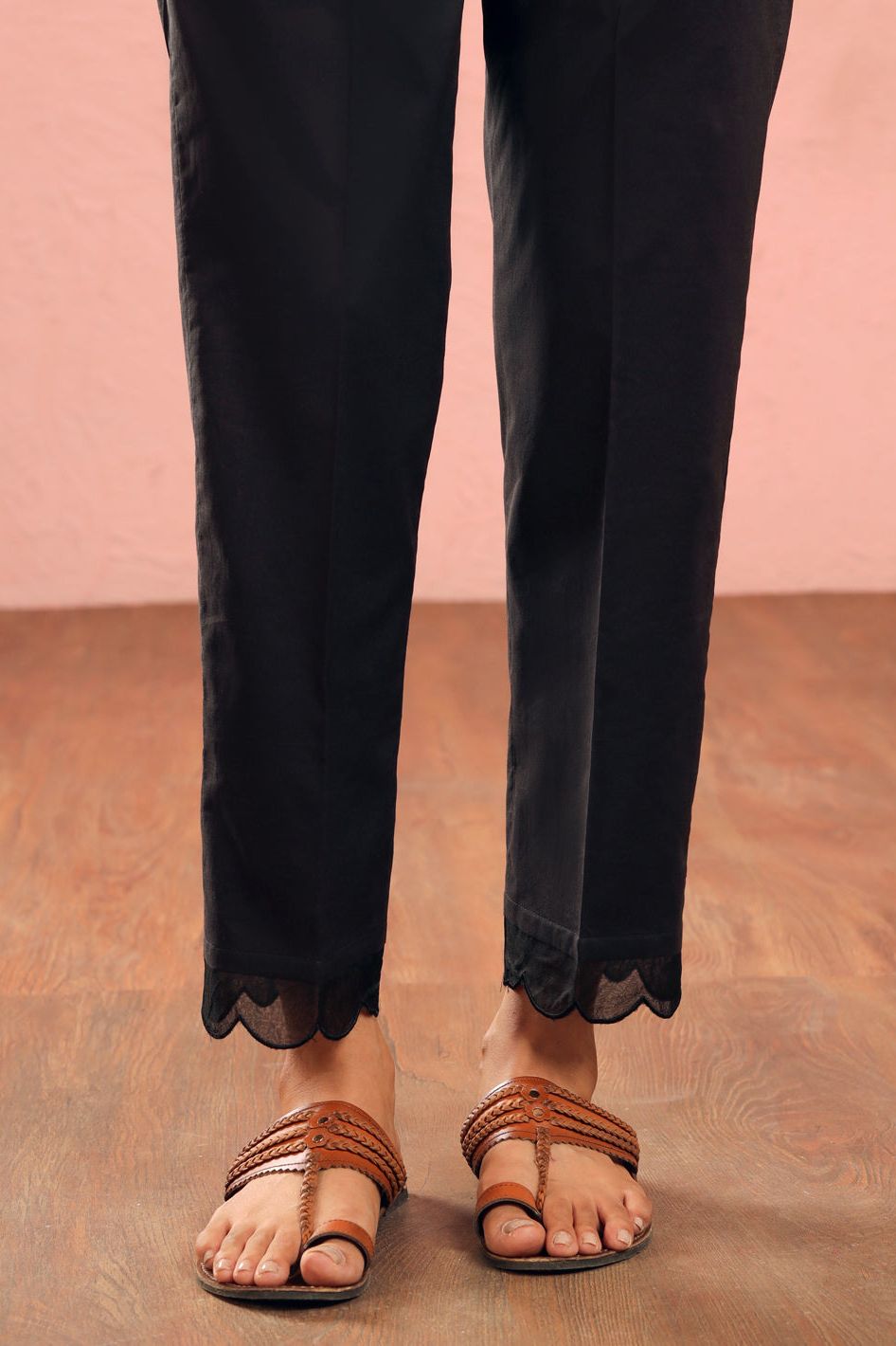 Premium Cambric Black Trousers for Men & Women - Comfortable Stretch Dress Pants for Office, Business & Casual Wear - Almirah Closet Essential