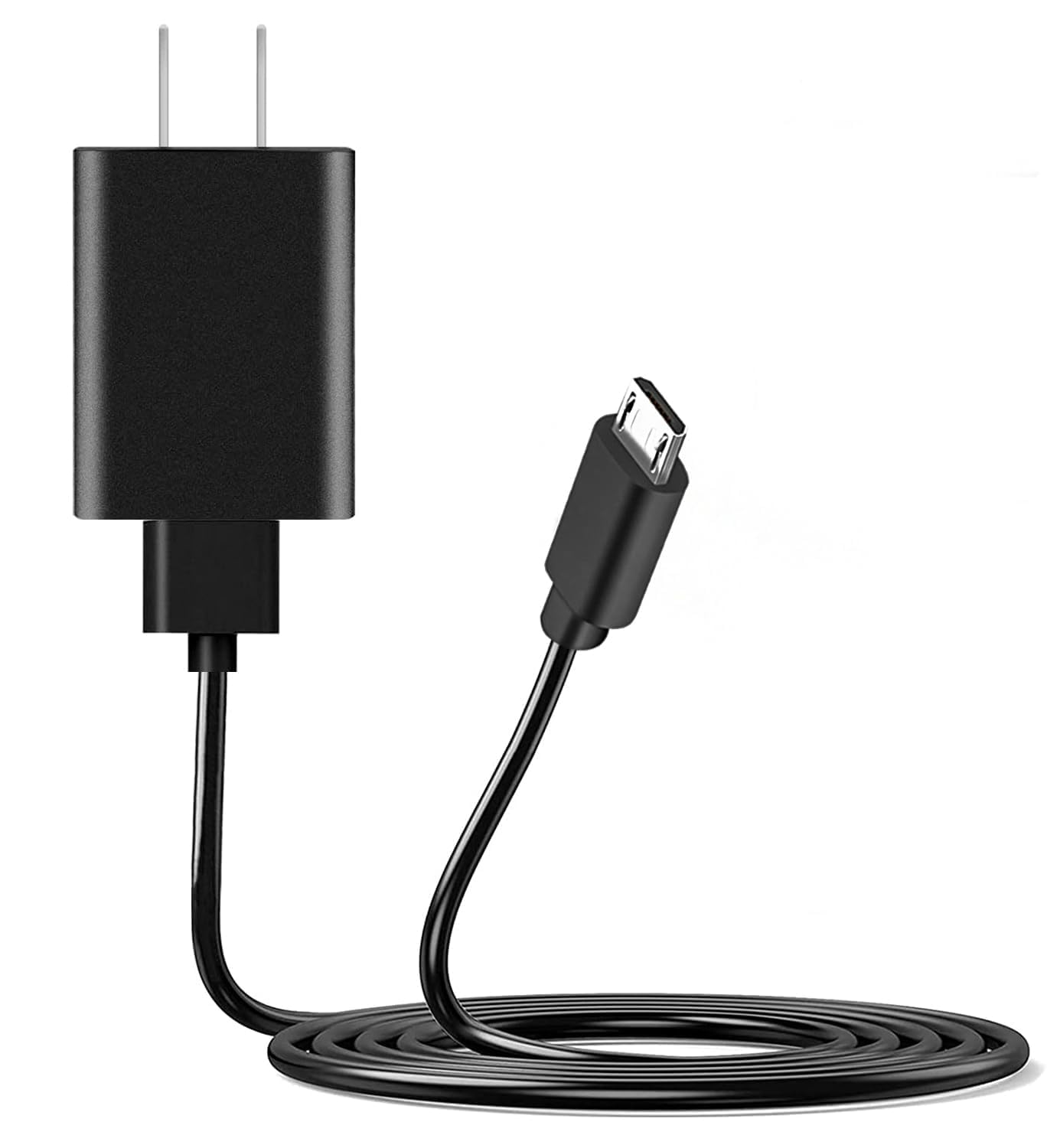 KUEVKA 6FT USB Charger Cable for Tandem t:Slim X2 Insulin Pump - Wall Charger & Power Cord with Micro USB - Compatible with Tandem Diabetes Care Devices (Black) | Perfect for Home, Office & Travel Use