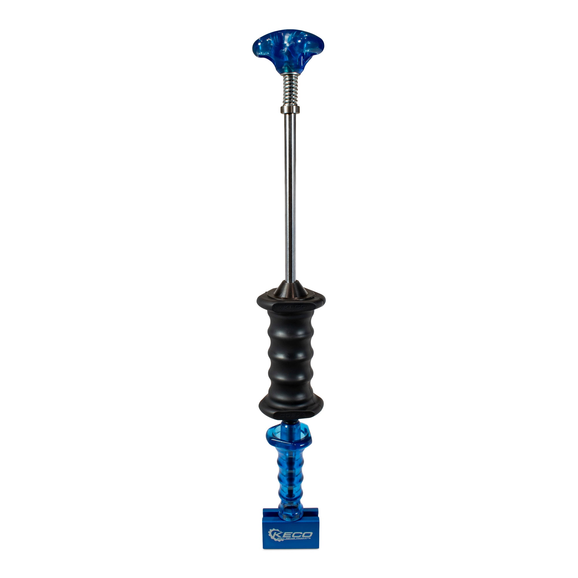 KECO 2.5LB Black Steel Slide Hammer with 2 Adapters - Auto Body Repair, Dent Removal & Mechanical Pulling Tool for Professionals