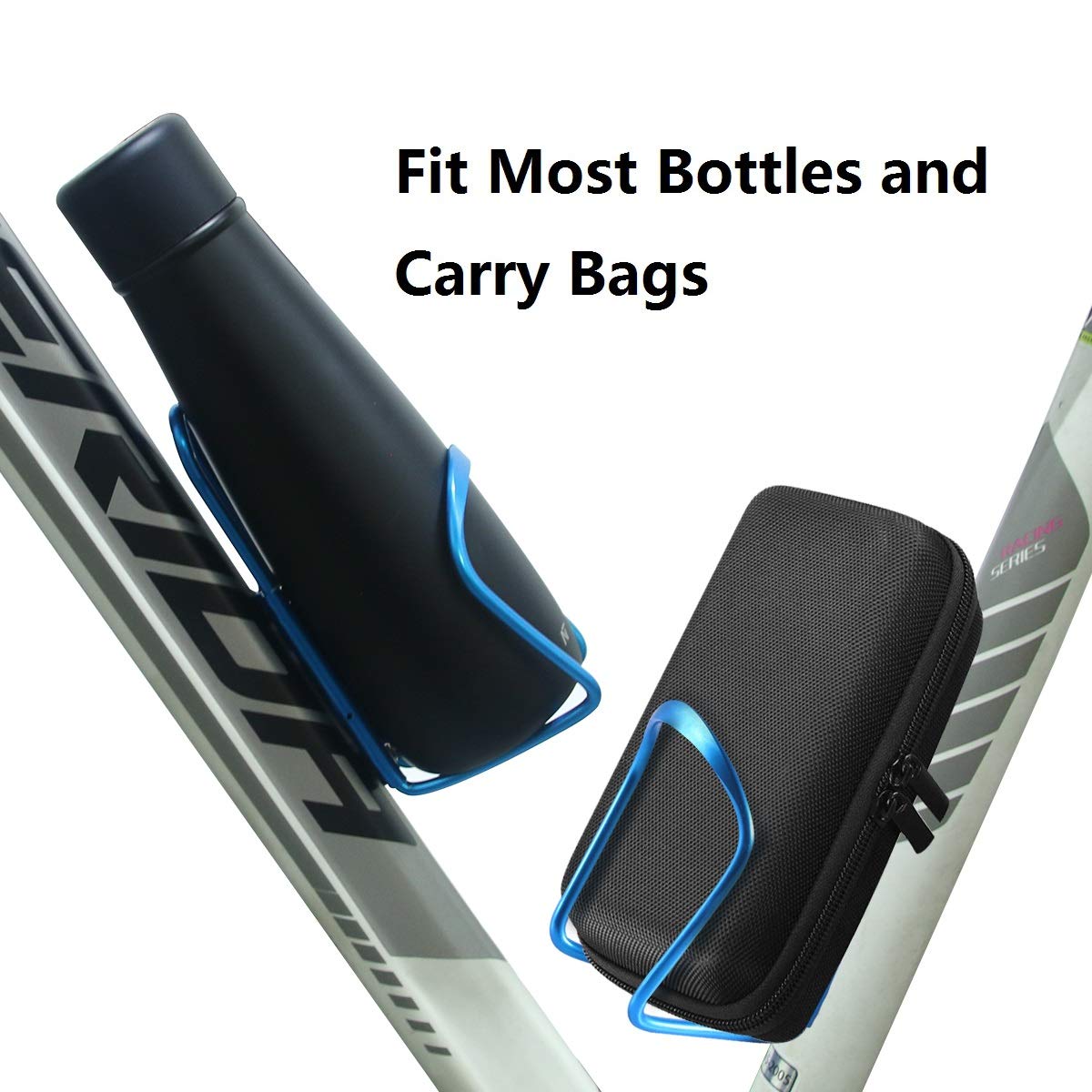 Lightweight Aluminum Alloy Bike Water Bottle Holder - 2 Pack for Mountain & Road Bicycles | Durable Cycling Accessories for Outdoor Sports & Commuting