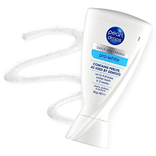 Pearl Drops Daily Pro-White Intensive Whitening Tooth Polish 50ml - Enamel Safe Whitening Toothpaste for Sensitive Teeth, Removes Stains & Brightens Smile - Perfect for Coffee, Tea & Wine Lovers