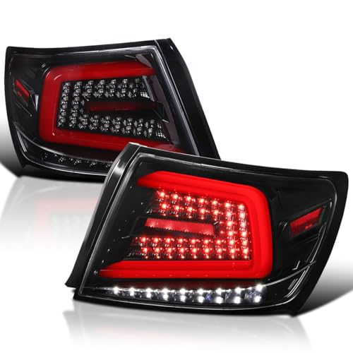 Jet Black Housing Clear Lens Red LED Bar