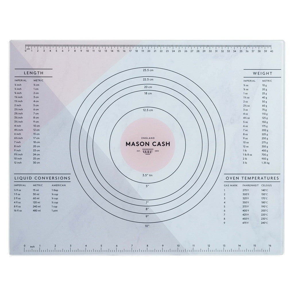 Mason Cash Innovative Glass Cutting Board 45x35cm - Premium Kitchen Chopping Board for Meat, Vegetables & Fruits - Perfect for Cooking, Meal Prep & Serving