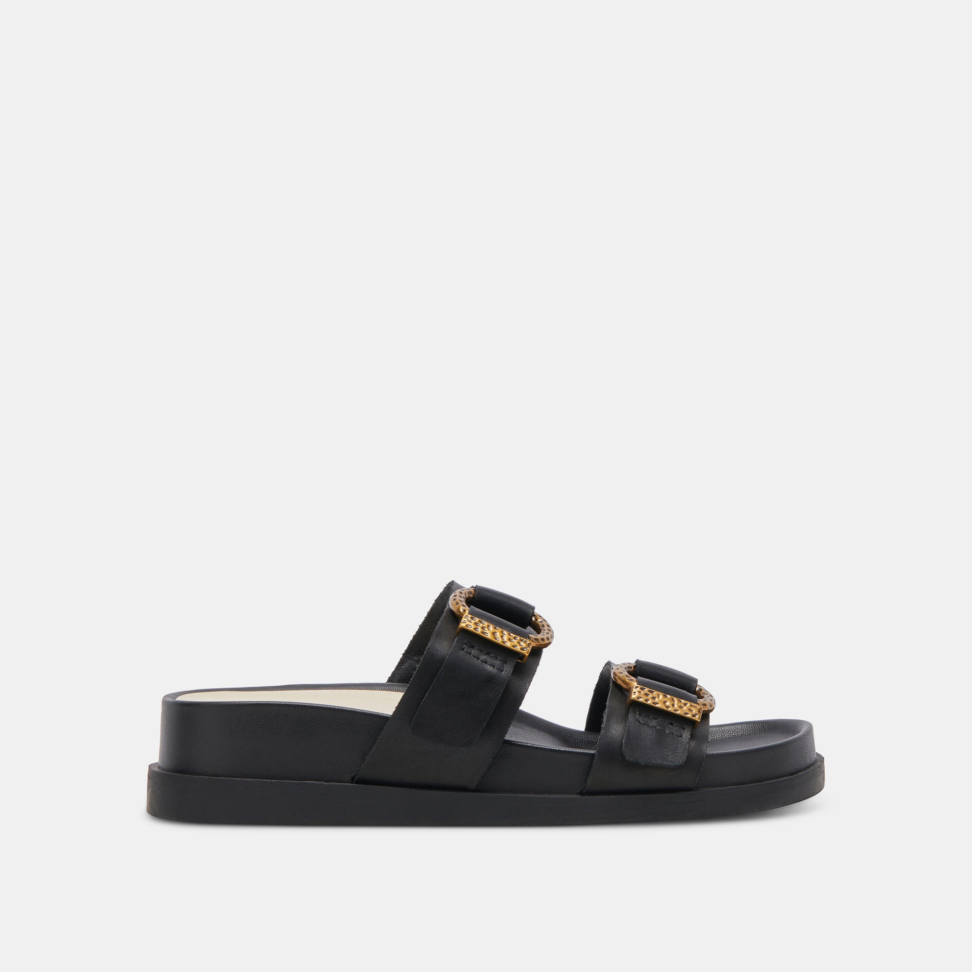 SOYA Sandals for Women - Onyx Black Leather Strappy Sandals | Comfortable & Stylish Summer Footwear for Beach, Travel & Casual Outings