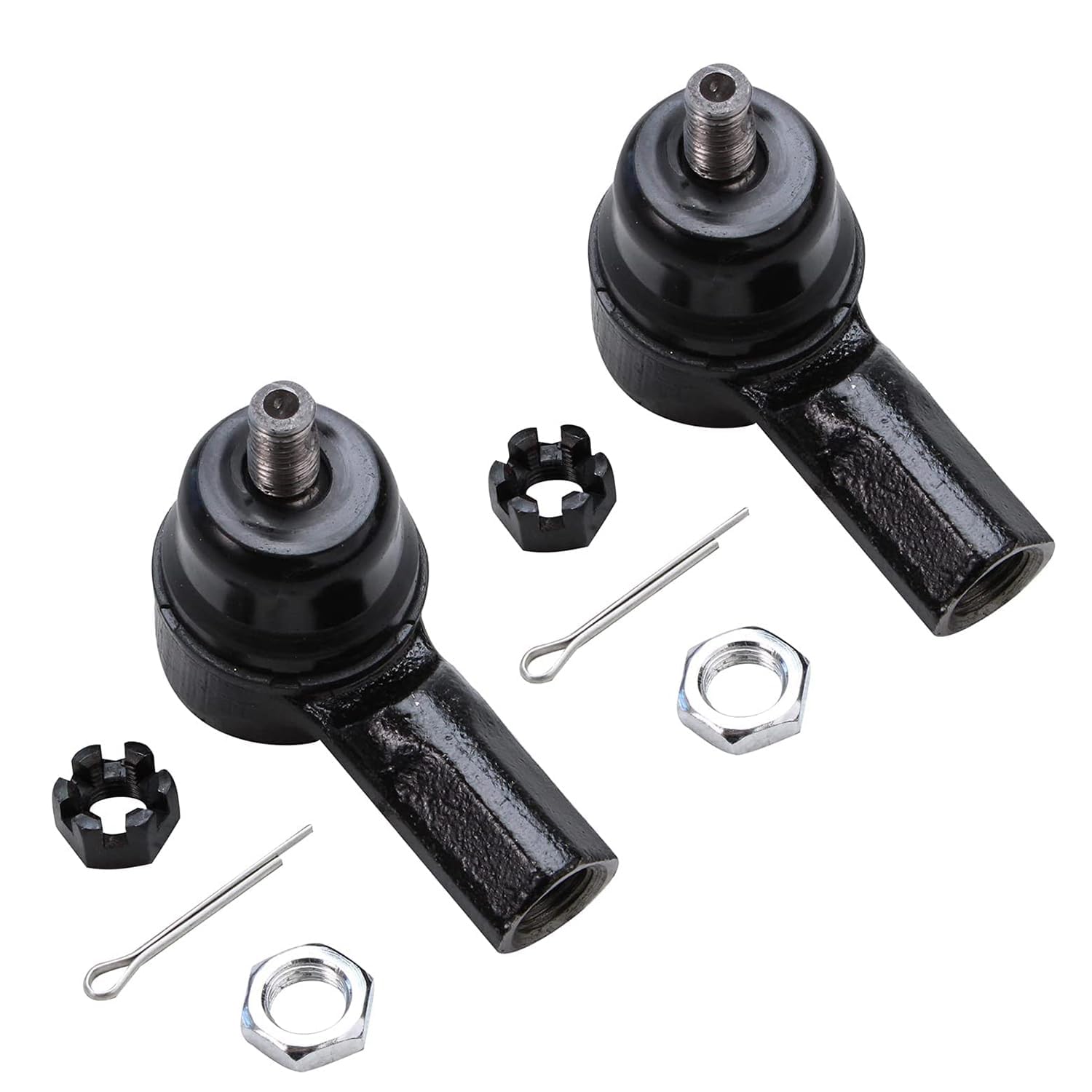 Detroit Axle Complete Front End Suspension Kit for 2001-2005 Honda Civic - Includes Rack & Pinion, Control Arms, Sway Bars, Ball Joints, Tie Rods & Wheel Bearings - Perfect for Smooth Ride & Precise Steering Replacement