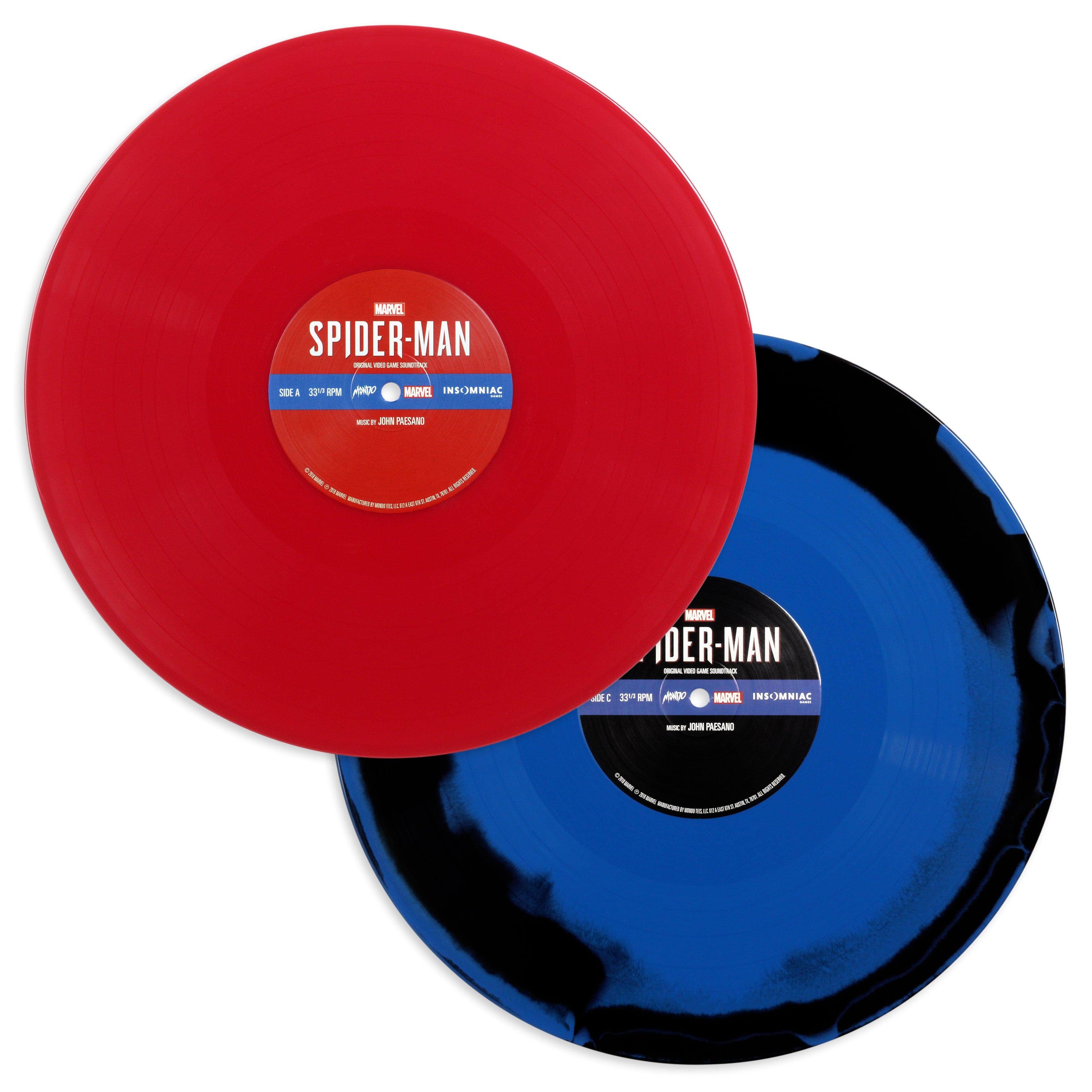 Marvel's Spider-Man Original Video Game Soundtrack 2XLP Vinyl Record - Collector's Edition for Gaming & Movie Fans - Perfect for Home Entertainment and Gift Giving