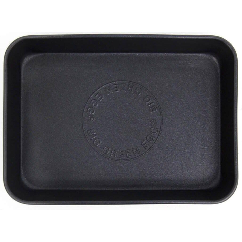 Big Green Egg Rectangular Drip Pan 117397 - Premium Grill Accessory for Smokers & BBQ - Perfect for Outdoor Cooking, Backyard Grilling, and Camping