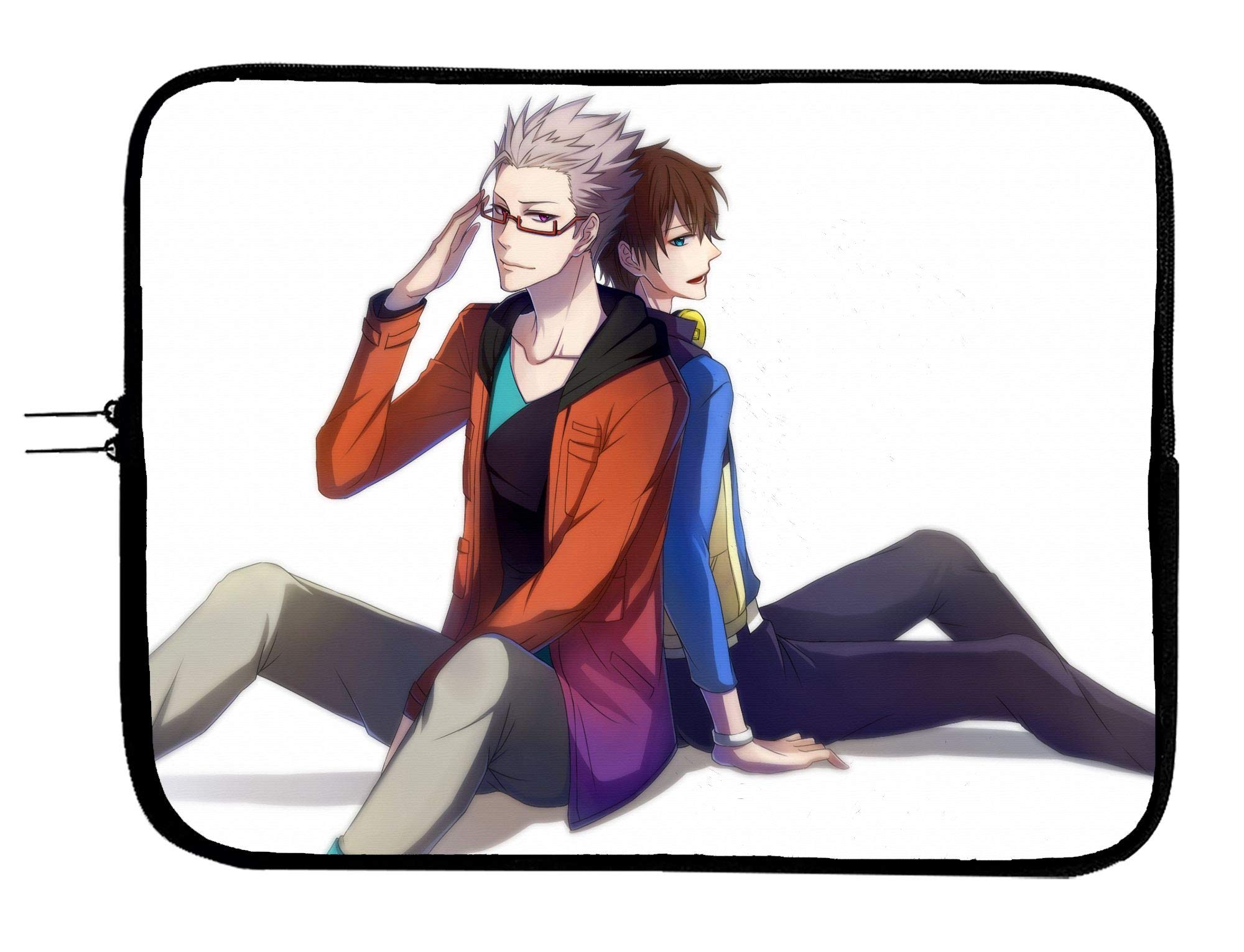 Hamatora The Anime Laptop Sleeve 15 Inch - Stylish Protective Case for MacBook, Notebook & Tablet with Built-in Mousepad | Perfect for Work, School & Travel