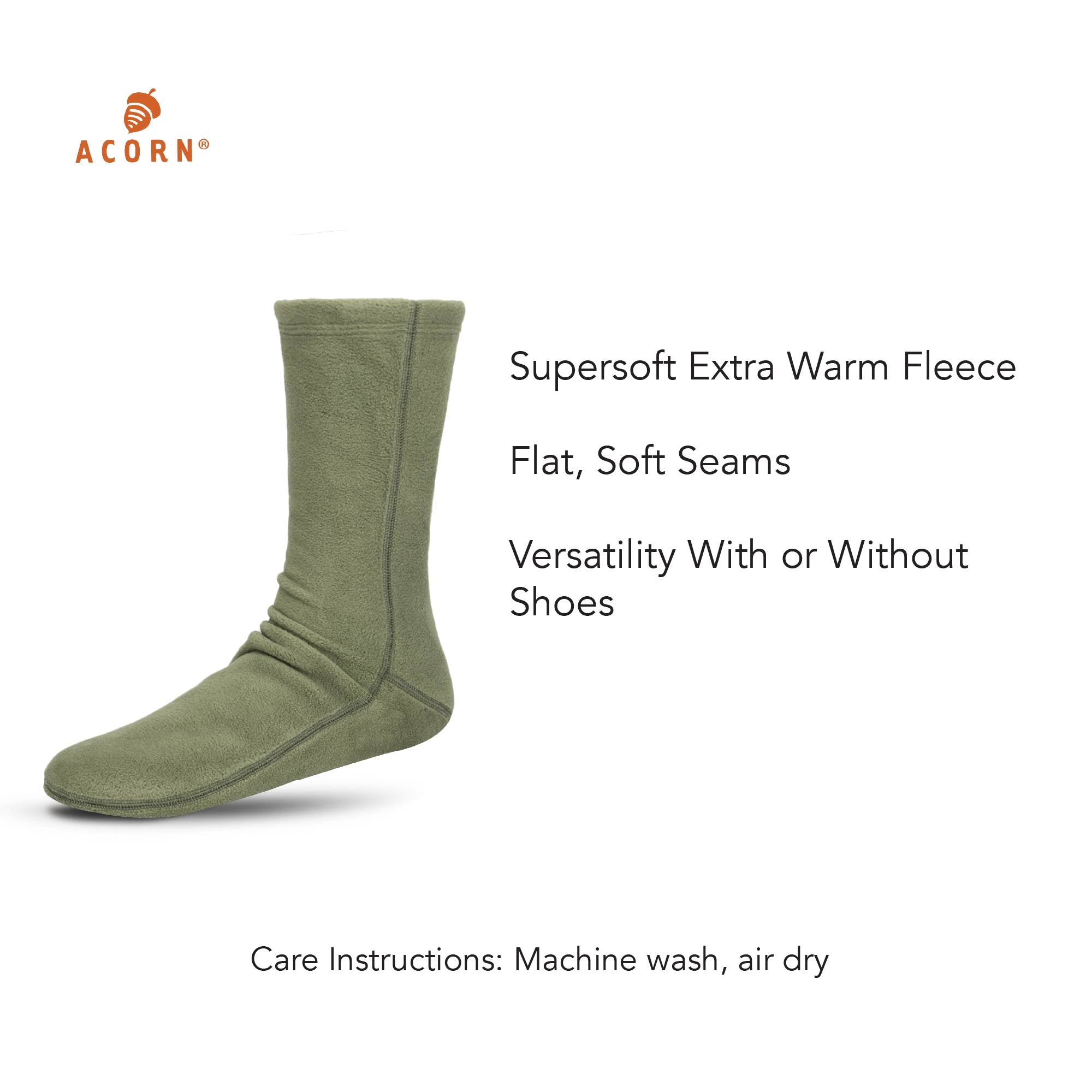 Versafit® Fleece Socks for Men & Women - Ultra Soft Thermal Winter Socks with Non-Slip Grip - Perfect for Cold Weather, Hiking, and Indoor Comfort