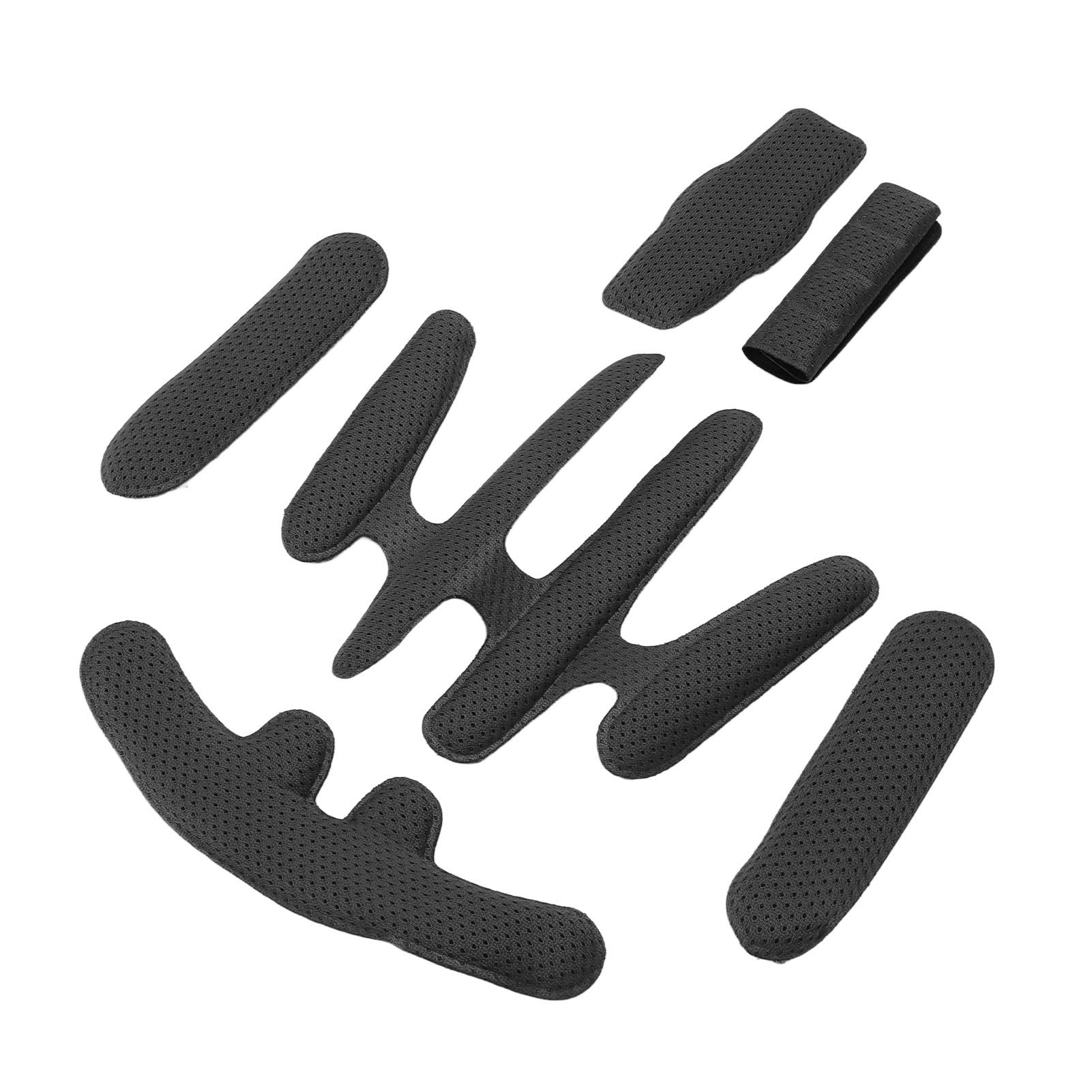 2 Sets Bike Helmet Padding Kit - Hot Pressing Sponge with Hook & Loop Liner for Electric Bicycle, Motorcycle & Cycling - Comfortable Replacement for Sweat Absorption & Safety Protection (Perfect for Commuting, Mountain Biking & Urban Riding)