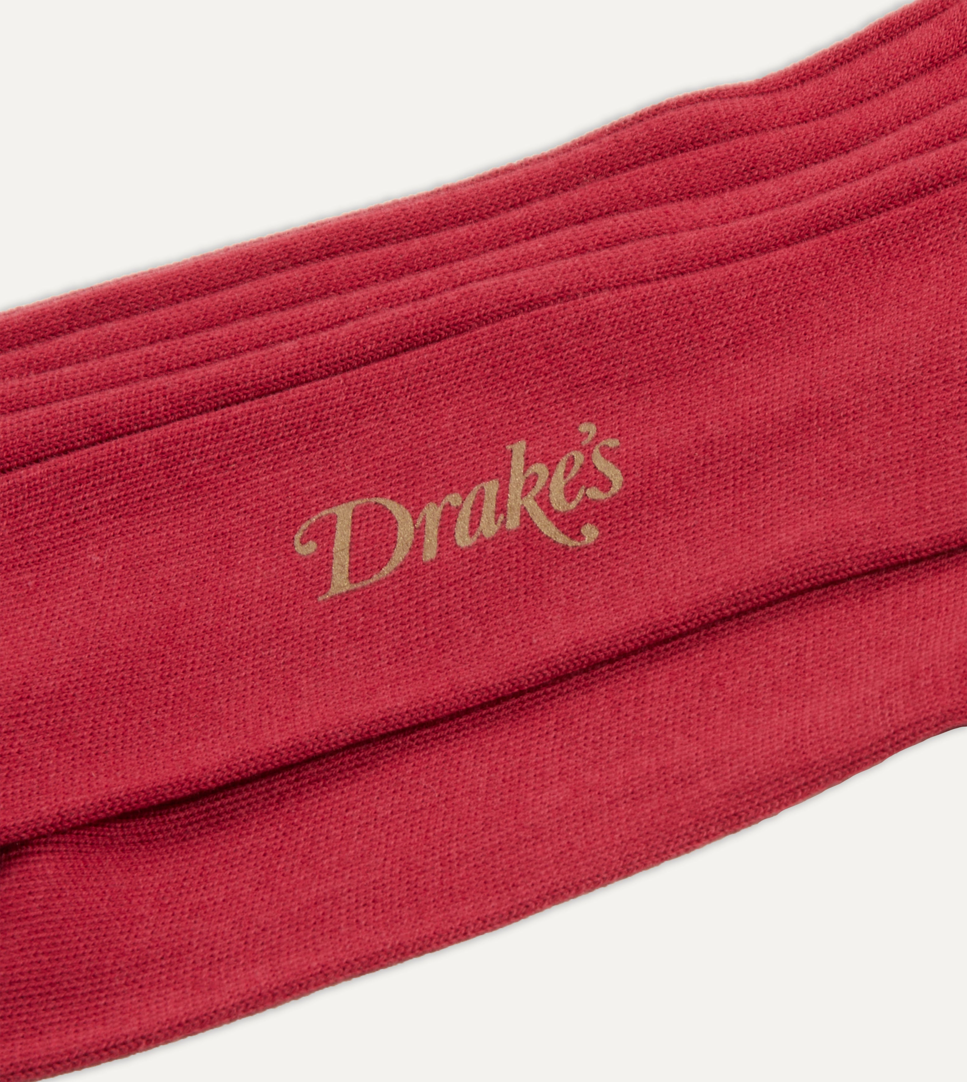 Premium Red Cotton Over the Calf Socks for Men & Women - Comfortable, Breathable & Durable - Perfect for Work, Hiking & Everyday Wear