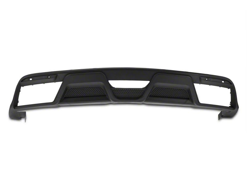 GT350 Style Rear Diffuser for 2015-2017 Ford Mustang GT & EcoBoost Premium - Carbon Fiber Spoiler Lip - Aggressive Look & Improved Aerodynamics - Perfect for Car Shows & Performance Upgrades