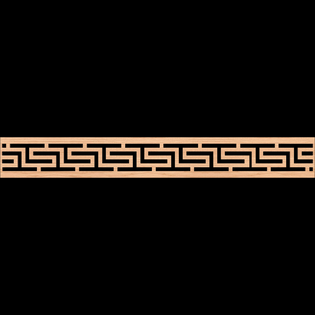 Tulum Fretwork Moulding - Handcrafted Wooden Wall Decor for Home & Office | Perfect for Bohemian, Coastal, and Modern Interior Design Styles